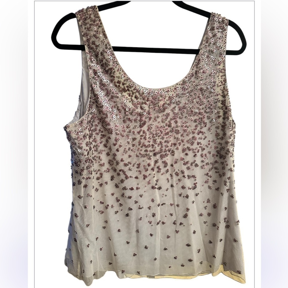 Vintage Plus Size EMANUEL Emanuel Ungaro Woman Embellished Top - Picture 3 of 8